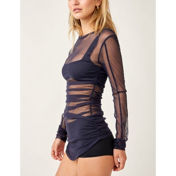 FREE PEOPLE Last Layer Long Sleeve / Fjord - Picture 2 of 9